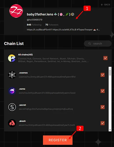 COSMOS ｜錢包域名服務 ICNS (The Interchain Name Service)