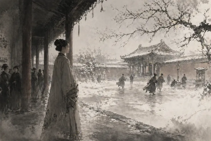 聖躬不豫，召寶親王、和親王入宮侍疾。圖片作者：ChatGPT