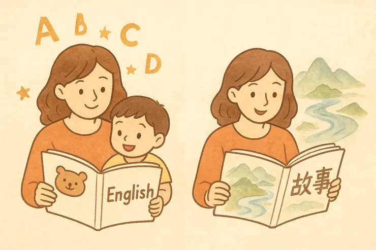 語言是思維的外殼，中文與英文各有獨特的文化之美。