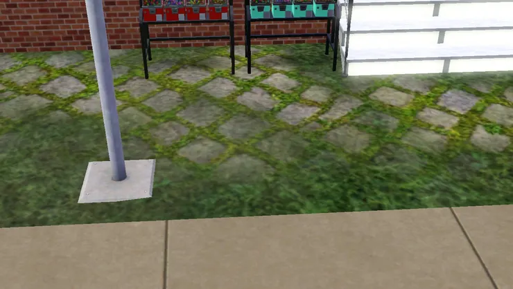 Sims 3的地面很多選擇，讓我可以應用在不同的設計裏，我很喜歡。