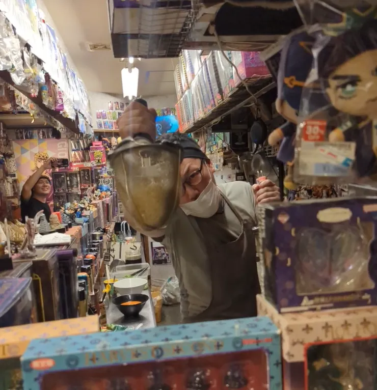 每個客人都能得到老闆的：「窩～~~~」