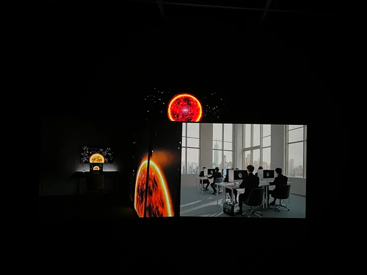 《日出》裡太陽升起的畫面