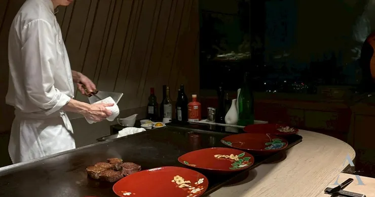 微風南山美食｜信義區景觀餐廳The Ukai Taipei 米其林一星鐵板燒