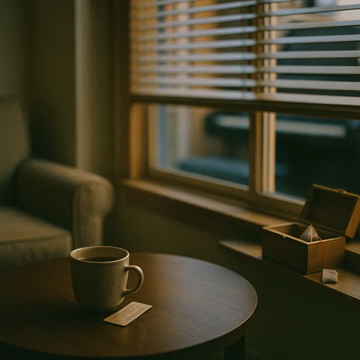 把「對」先放一旁，讓茶與票根坐在同一張小桌；有時，節奏就是願意留下的一口氣。