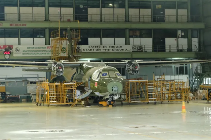 大致組裝完成的CN-235 攝於2025 照片可取用但請經過我同意 感謝配合