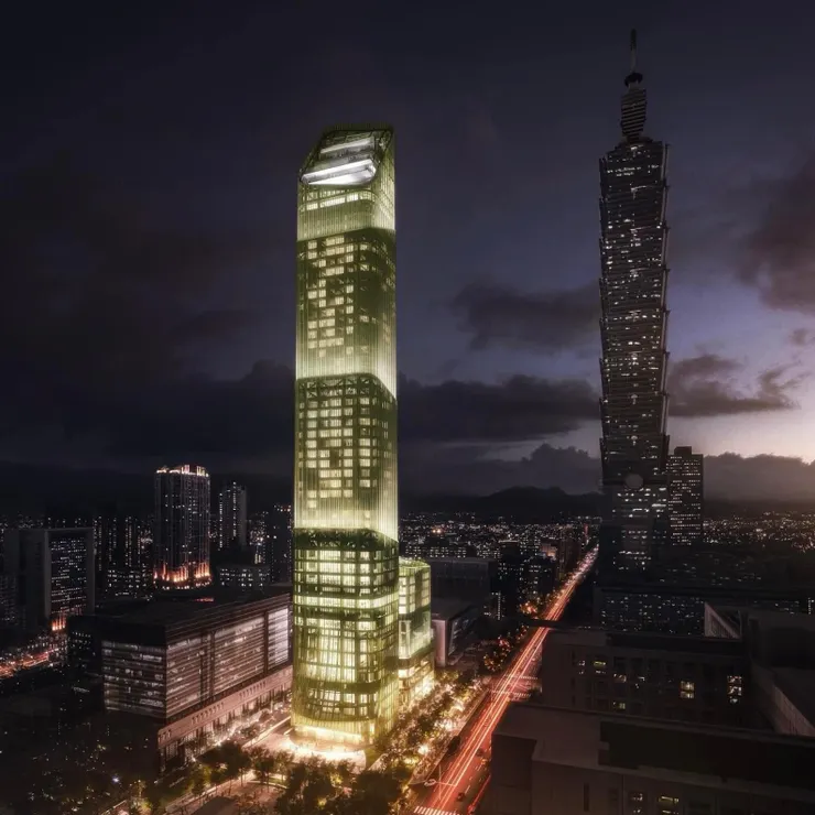 Park Hyatt和安達仕 Andaz2間奢華酒店品牌入駐信義區「台北天空塔The Sky Taipei」。圖/北市觀傳局提供