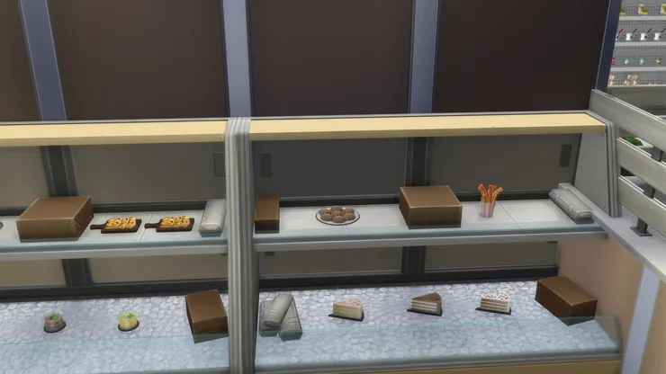 這邊的凍櫃擺放了做糕餅的材料，例如酥皮。因為跟麵包這些同類便放到同一個區域了。