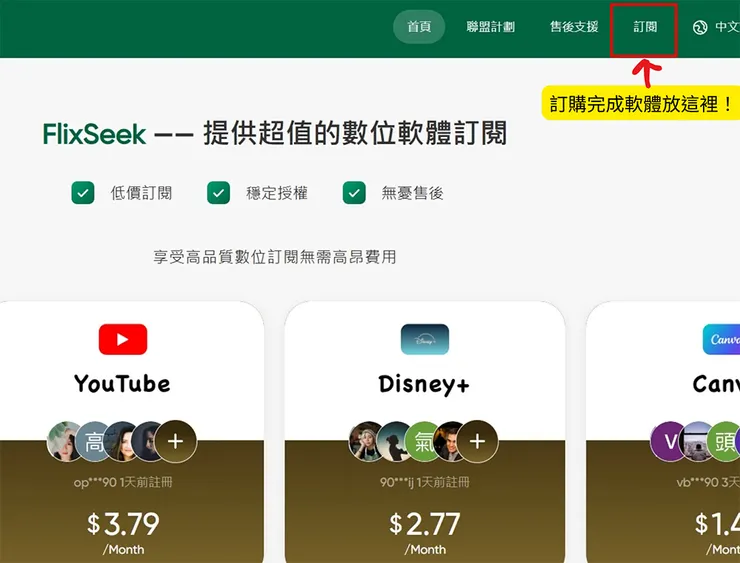 ▲FlixSeek 官網/說明製作：Betty's Jump Diary