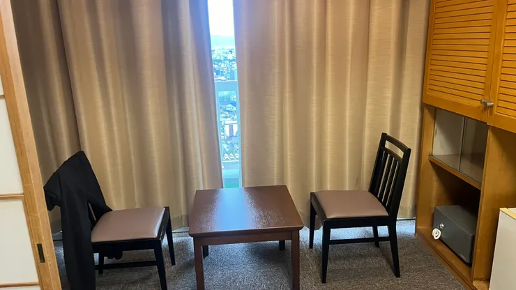 不過我們今天訂的是市景，外面景色就普普。