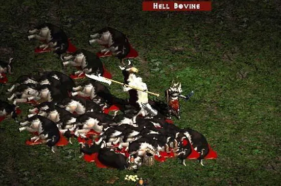 《暗黑破壞神II》的乳牛關