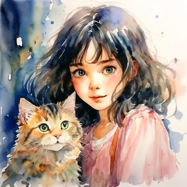 女孩溫柔微笑，如春風般和煦