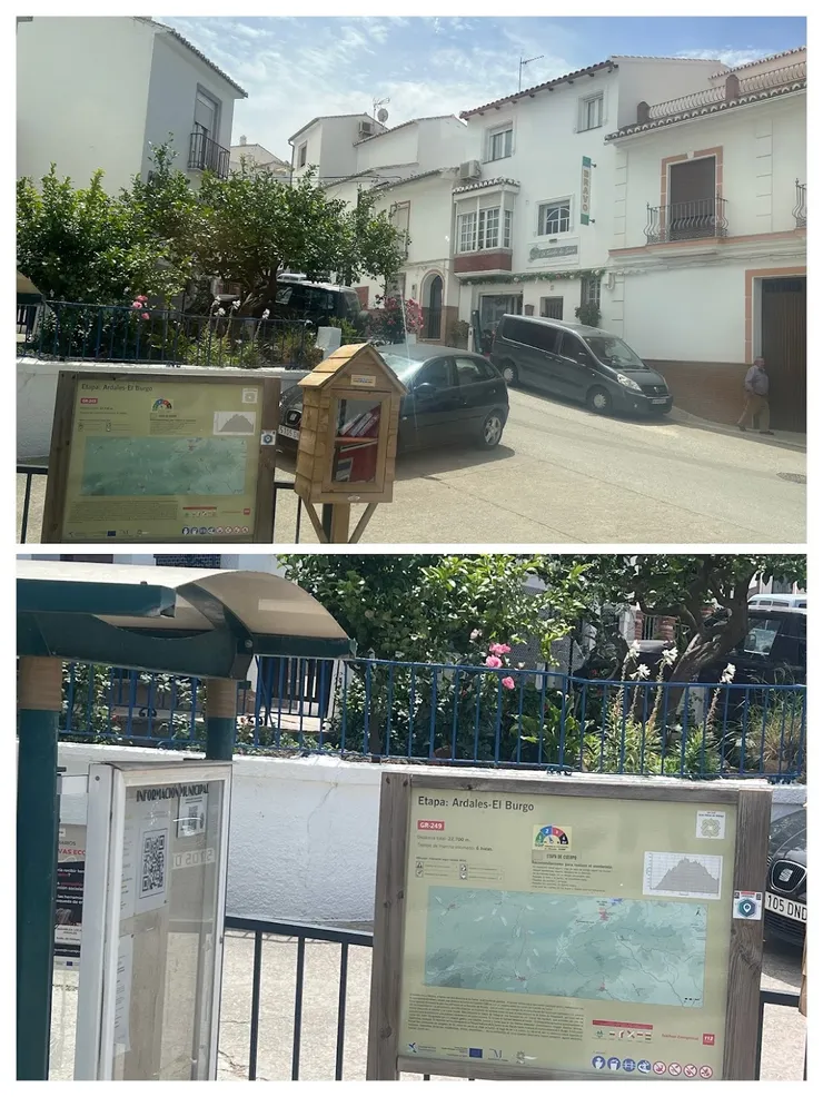 停靠的小鎮站牌