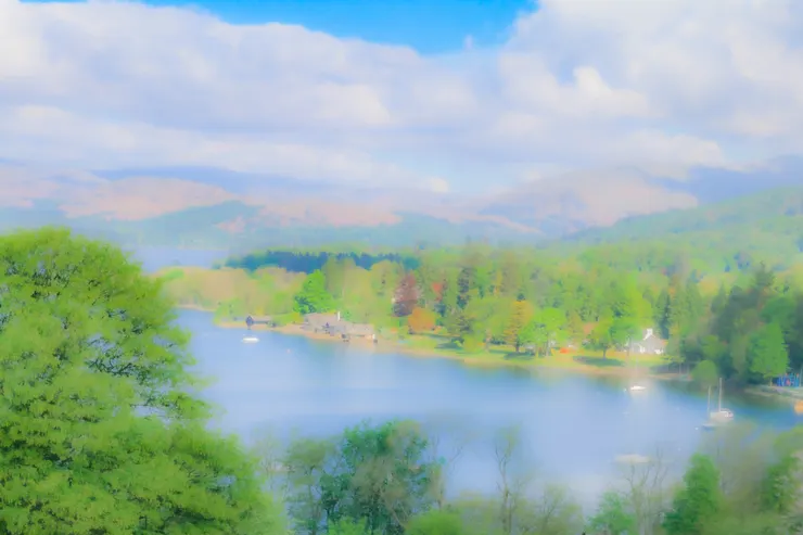 俯視溫德米爾湖一景