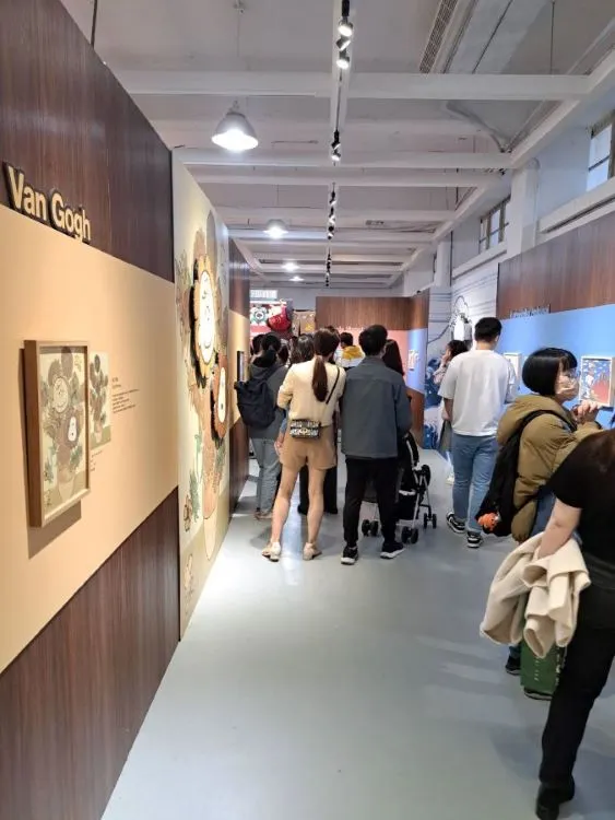 ▲藝術展品區