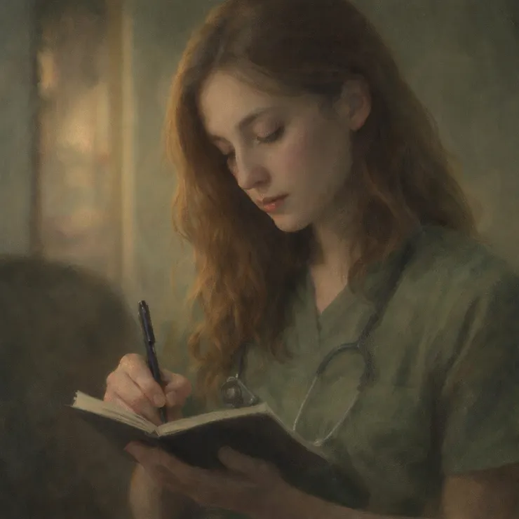 She wrote about trembling decisions, about the courage hidden inside routine gestures, about the invisible weight carried by those who healed and those who were healed.