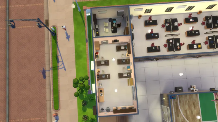 其實這神秘房間是校務處,這是平面圖。