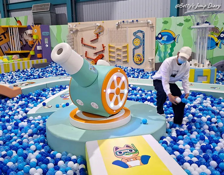 ▲嘉義「好想兔海洋探險島」親子樂園/圖片來源：Betty's Jump Diary