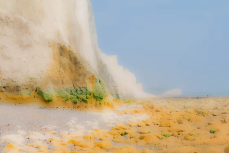 七姊妹崖的崖下一景