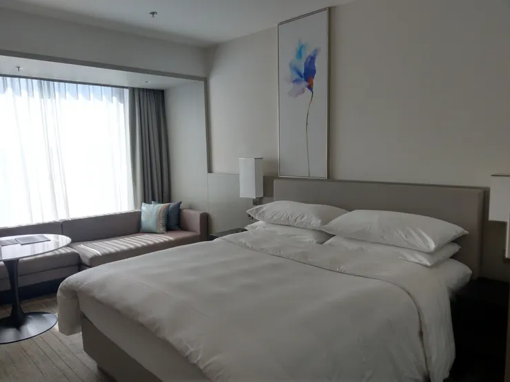 靠窗的沙發床很舒服!