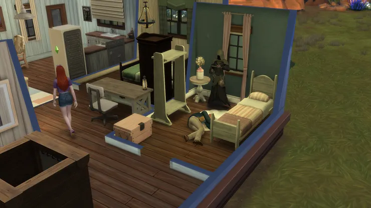 死神來收割傑佛瑞跟毫不留情直接走掉的莉奧拉