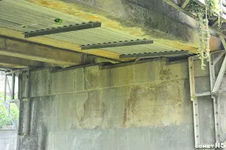 八號橋橋下結構(從台北端拍攝)