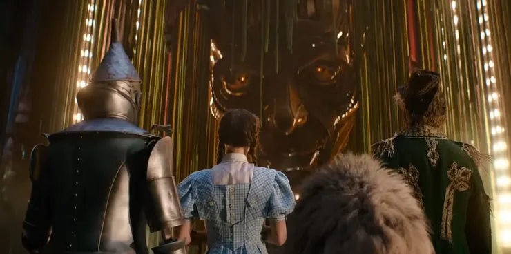 站在大巫師面前，他們接下了討伐壞女巫的任務。