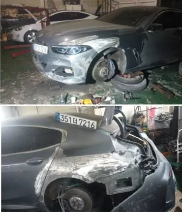 韓國二手車事故修復