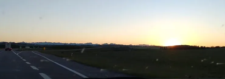 夕陽無限好 只是近午夜