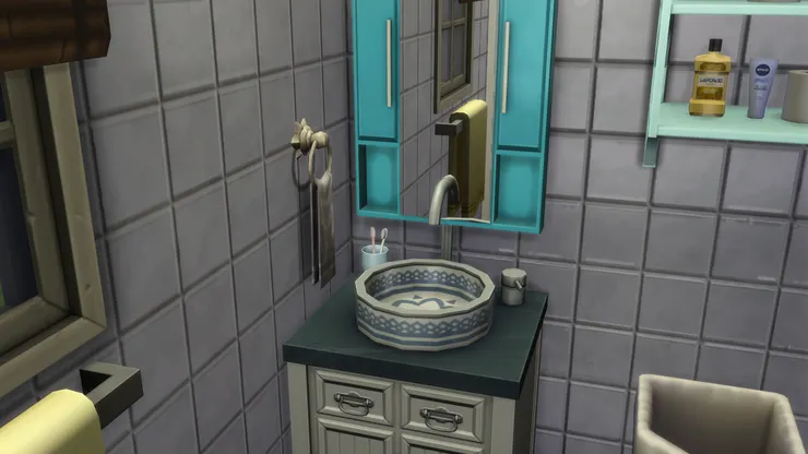 這個洗手盆真的很漂亮，不但是圓形，還有花紋。我已經厭倦平凡的洗手盆。