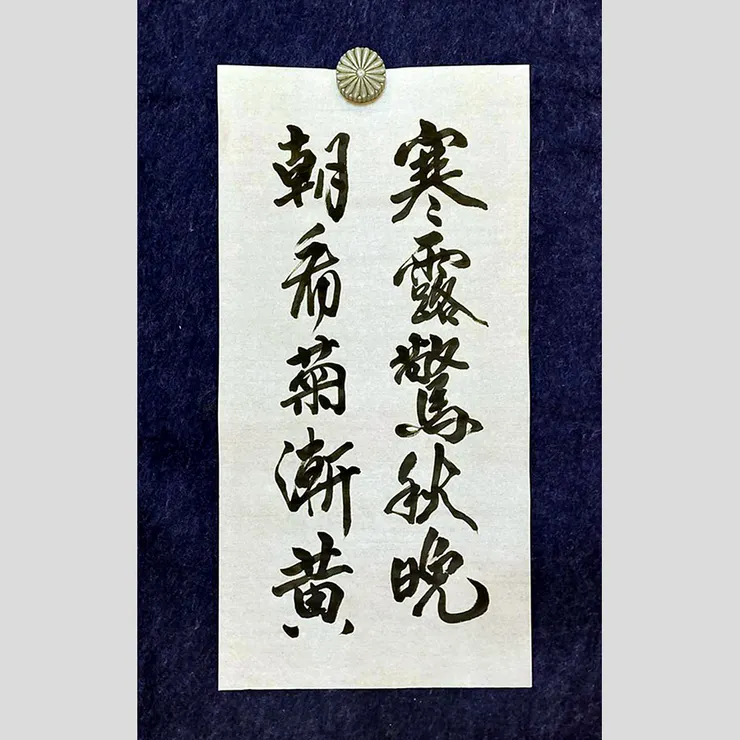 【寒露驚秋晚，朝看菊漸黃】