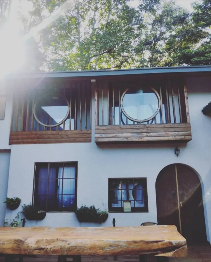 這是我住的區域 - 藏山館，位於園區的最後方