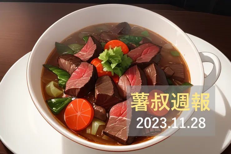 A5和牛跟牛肉湯摻在一起啊XX