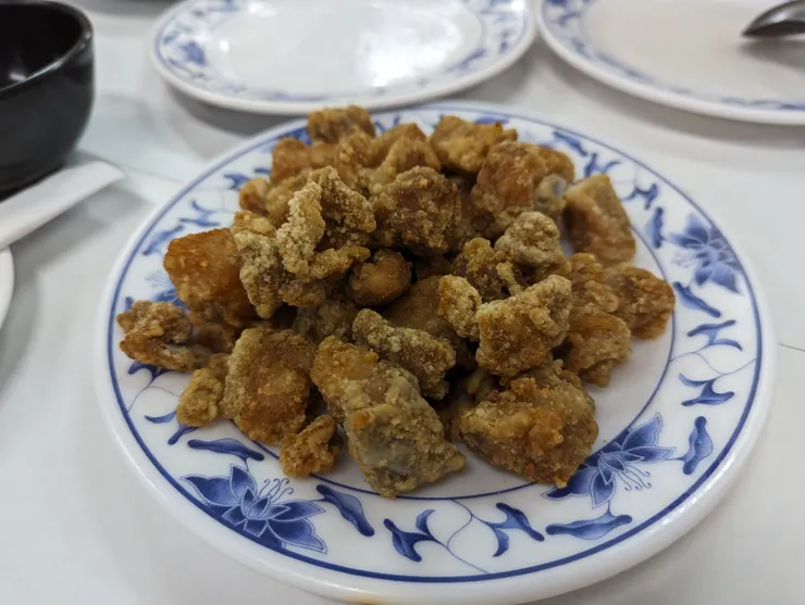 台電勵進餐廳的炸排骨