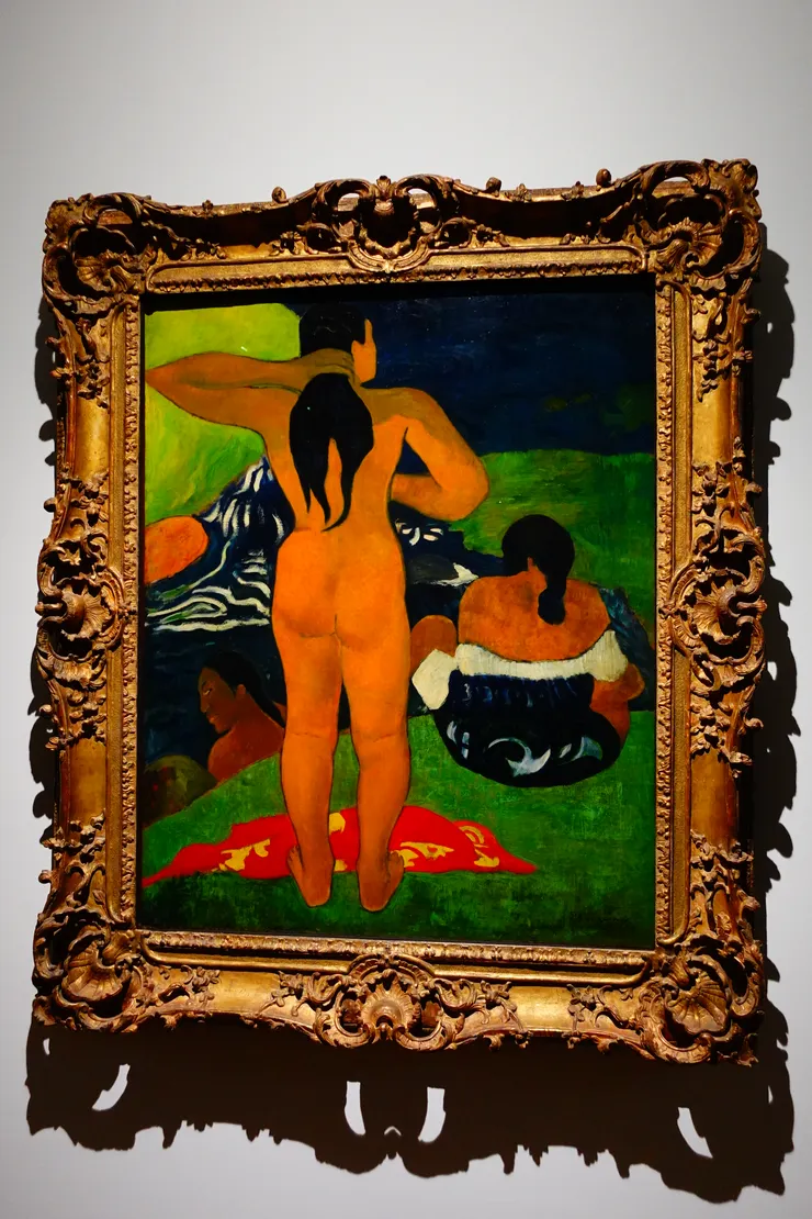 保羅．高更〔大溪地的出浴女子〕，1892年作。