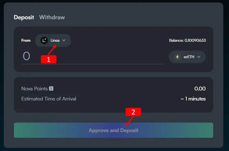 官方網頁:https://app.zklink.io/bridge