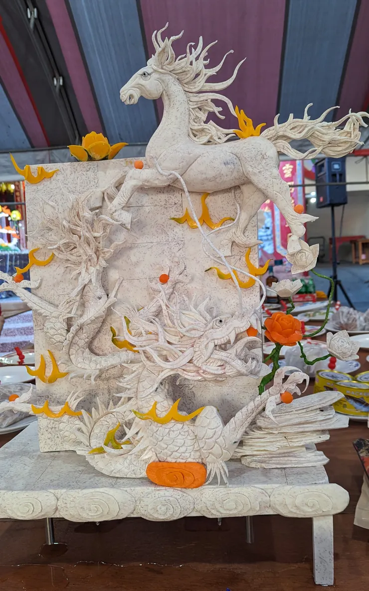 龍馬精神芋頭雕?