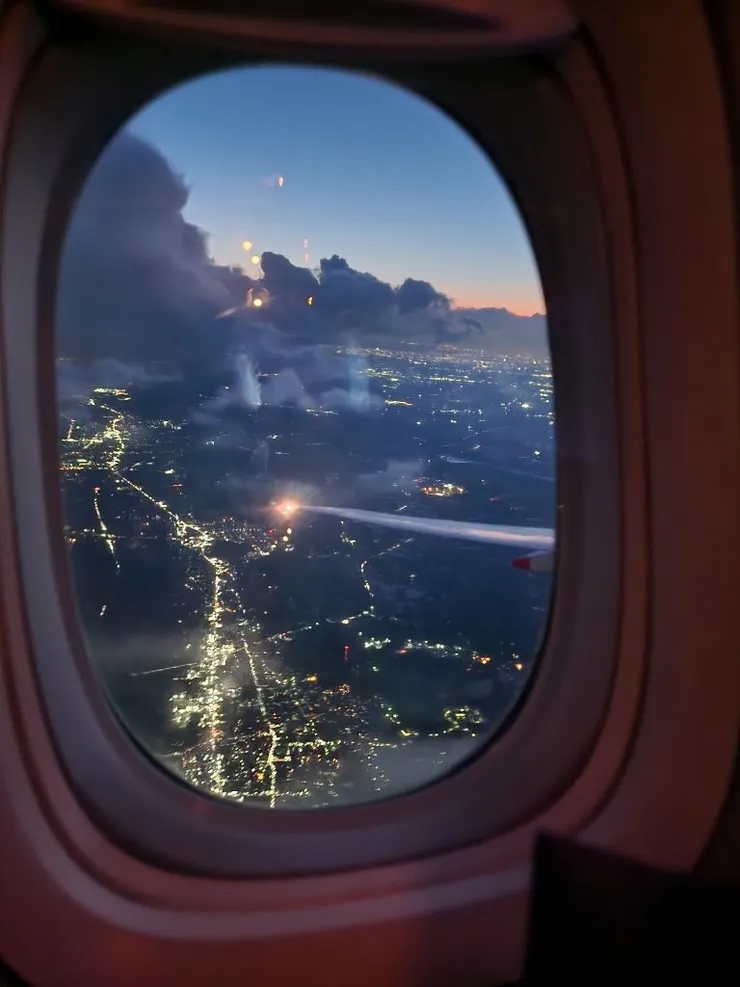 黃昏時的地平線