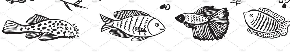 魚骨書籤的沙龍