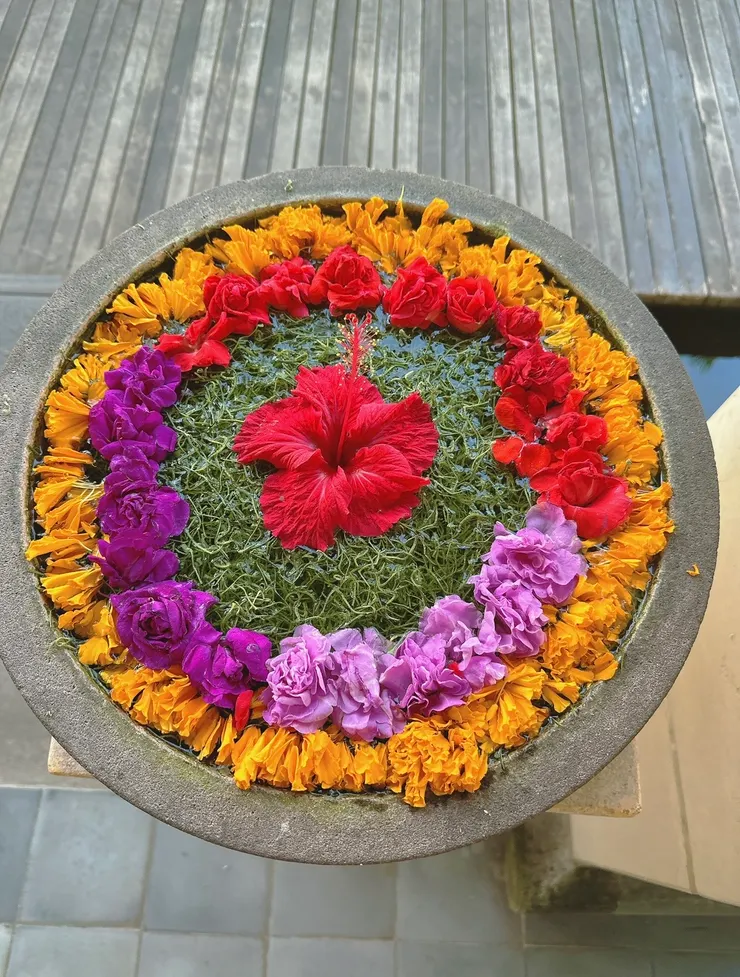 Ramayana Candidasa 的花盆