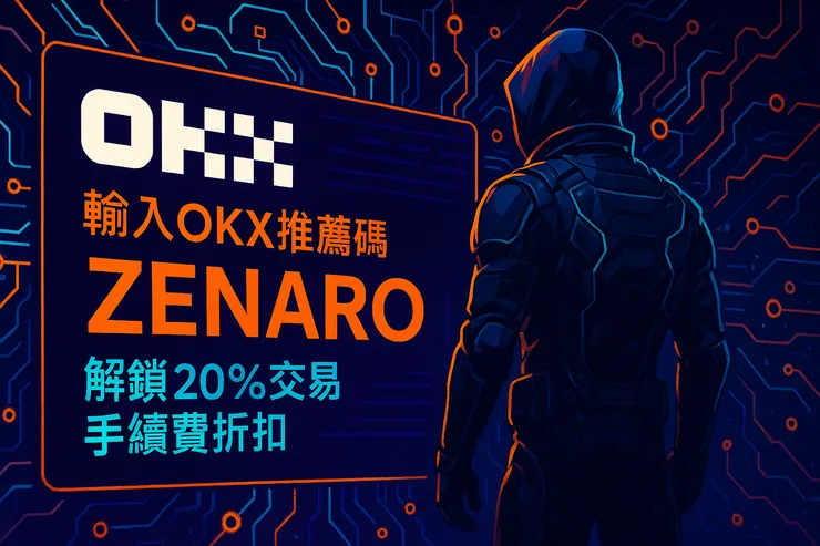 用戶輸入 OKX邀請碼 ZENARO，解鎖 20% 交易手續費折扣