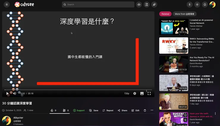 那是我自己的影片,偷業配一下XD