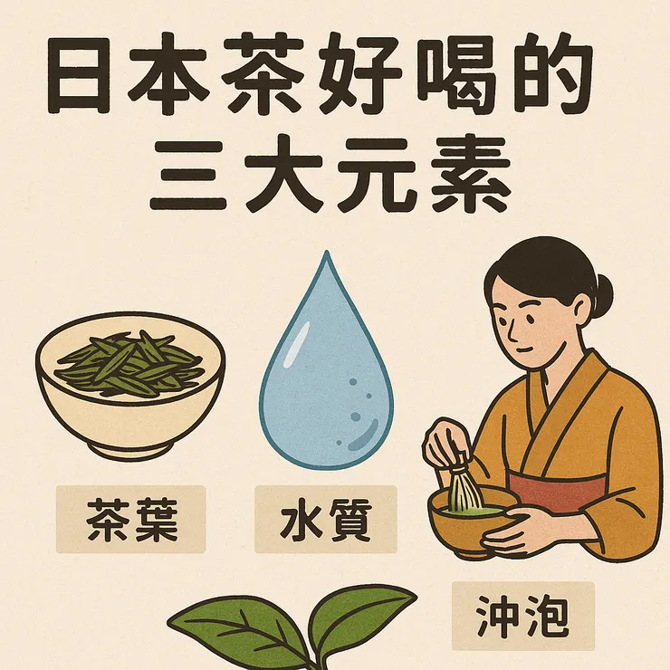 日本茶好喝的三元素