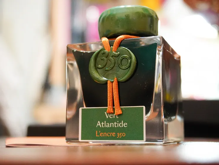 圖四:墨水近照(私心覺得隨便拍都好精美)