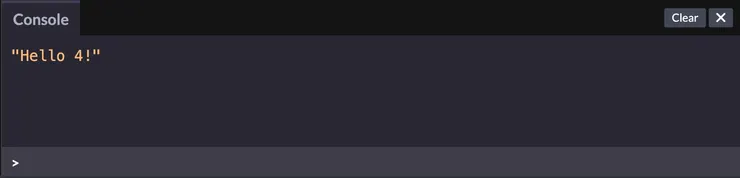 ${}內的2+2被計算成4了。