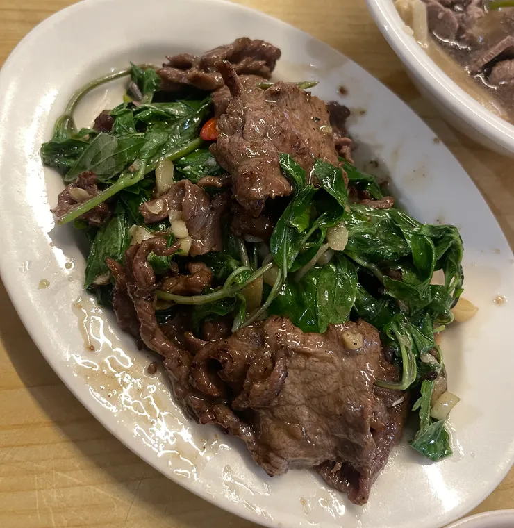 香炒牛肉$150