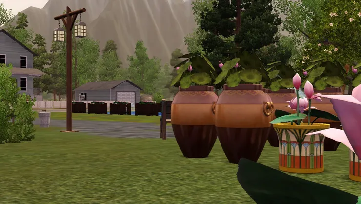 從另一邊看，公園外面環境也很優美。