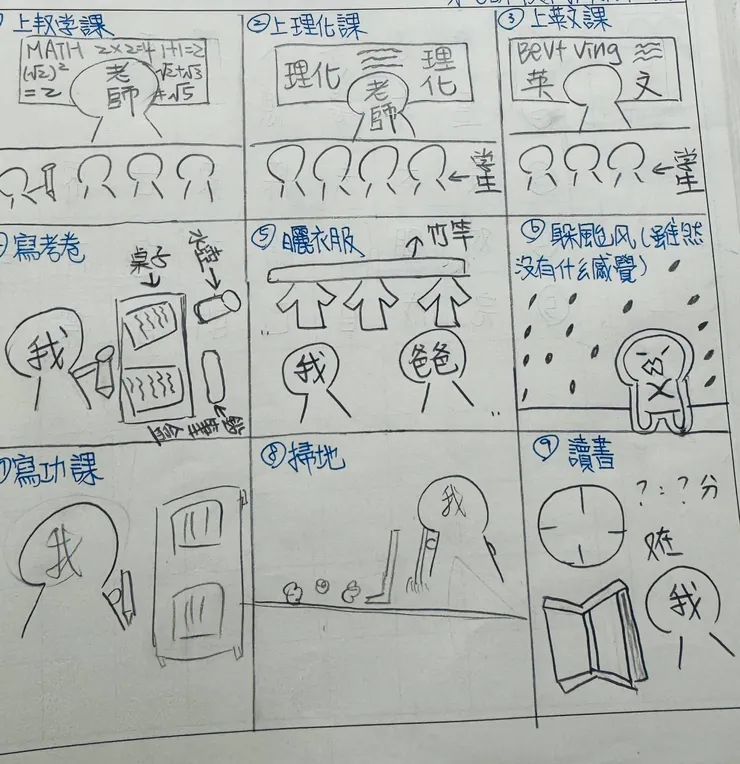 這個孩子曾經私下抱怨過自己的生活，幾乎每天都是長這樣…永遠有讀不完的書🫣🫣