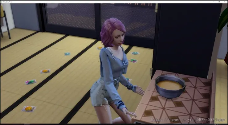 一邊跳舞一邊做蛋糕的小可（煩😂