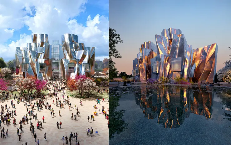 引起諸多討論的中國醫藥大學美術館（圖／中國醫藥大學官方網站）