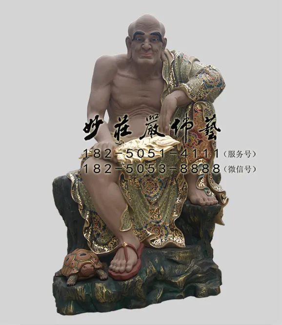 ‌戍博迦尊者塑像